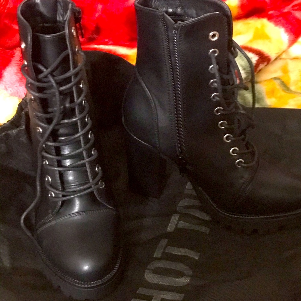 Hot Topic Platform Combat Boots